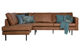 800972-B | Rodeo hoekbank links - cognac | BePureHome