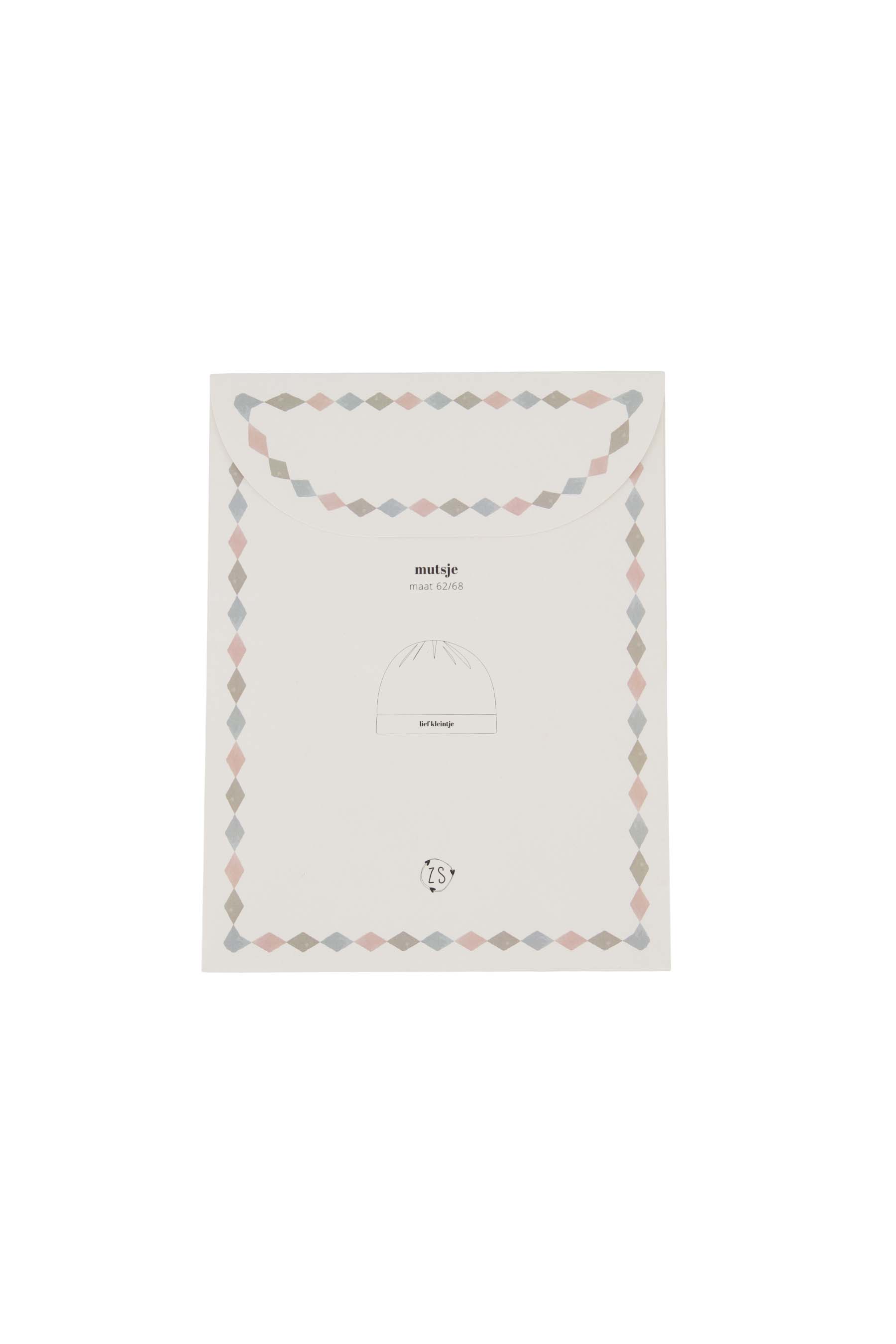 Mutsje in giftbox lief kleintje - wit/zwart | Zusss 