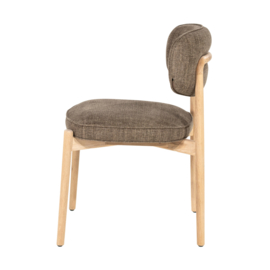 96602 | Stoel Rune - naturel/bruin | Eleonora