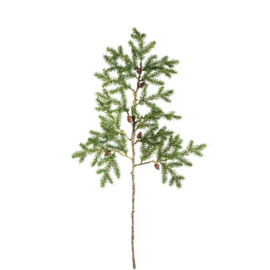 717955 | Twig Plant pine spray with pinecones - green | PTMD 