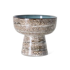 KST0310 | 70s ceramics: bowl on base L, brew | HKliving - Eind oktober verwacht!