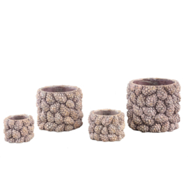 729255 | Coni pot pinecone figure M - light | PTMD