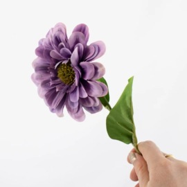 BZ1554 | Kunstbloem Zinnia 45 cm - paars | HomeBound by KY