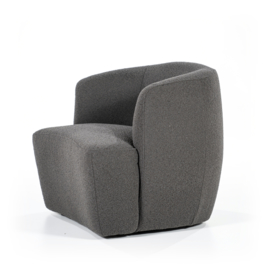 95602 | Fauteuil Charlotte - antraciet copenhagen | Eleonora *