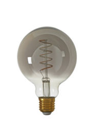 9900428 | Deco LED globe Ø9,5x14 cm LIGHT 4W - smoke E27 dimbaar | Light & Living 