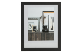 377094-Z | Blake fotolijst met houten rand zwart 50x40 | WOOOD Exclusive 