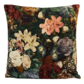 TK3946 | Kussen velvet bloemen | HomeBound by KY