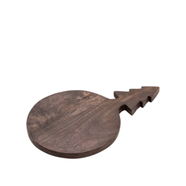 736324 | Jazzi choppingboard tree handle S - dark brown | PTMD - Begin november verwacht!