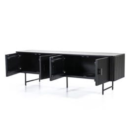 95665 | TV meubel Remi 4-drs. - zwart 170 | Eleonora
