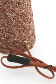 1886079 | Tafellamp Ø20x58 cm MICKY - bouclé burgundy | Light & Living - Eind oktober weer verwacht!