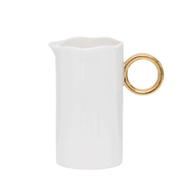 105937 | UNC Good Morning milk can - white/gold | Urban Nature Culture