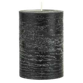 4176-24 | Rustic candle - black Ø:7 H:10 | Ib Laursen