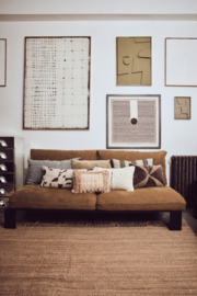 TCU0014 | Velvet brown cushion (50x30cm) | HKliving 