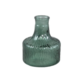 720847 | Nolane vase wavy lines - green sprayed | PTMD 