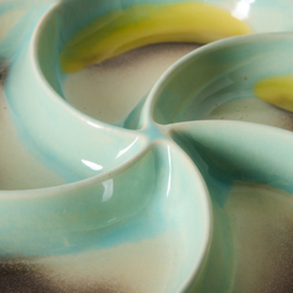  KST0231 | 70s ceramics: snack tray, glint | HKliving