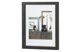 377094-Z | Blake fotolijst met houten rand zwart 50x40 | WOOOD Exclusive *uitlopend