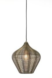 2947818 | Hanglamp Ø20x22 cm ALVARO antiek brons | Light & Living