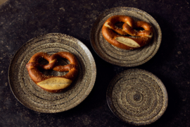 KST0330 | 70s ceramics: dessert plates, brew (set of 2) | HKliving - Eind oktober verwacht!