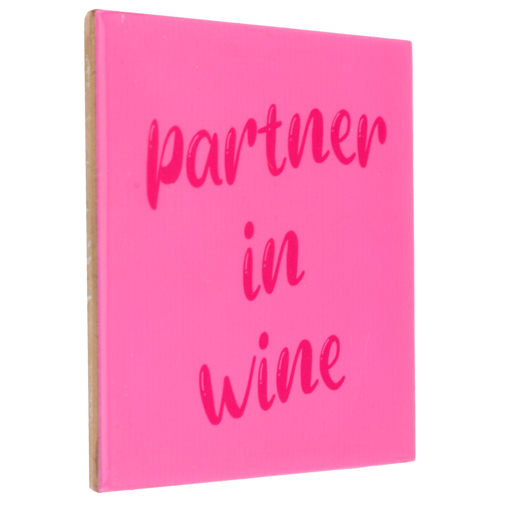 TE2803 | Tegeltje partner in wine | HomeBound by KY