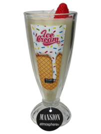 651041 | Scented candle - sorbet glass w/ strawberry and biscuit | Mansion Atmosphere