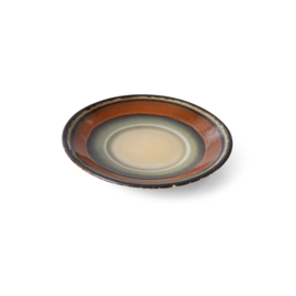 ACE7303 | 70s ceramics: saucer, dark roast | HKliving 