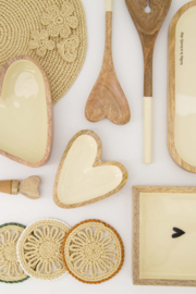 Servethouder rechthoek hout 11x20 - zand | Zusss - Binnenkort verwacht!!