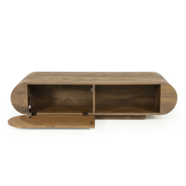 96422 | Salontafel King 130x60x31 - bruin | Eleonora