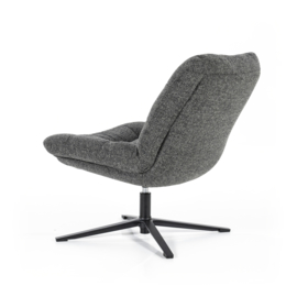  95579 | Fauteuil Danica - antraciet baquer | Eleonora