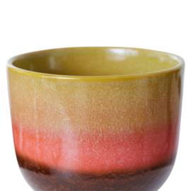 AFC0003 | Retro flower pot - lime green | HKliving 