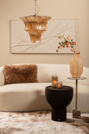 733125 | Ebe sidetable high - beige marble | PTMD