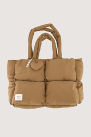 Gewatteerde tas met hartbedel - Hazelnut | Zusss - Binnenkort verwacht!!