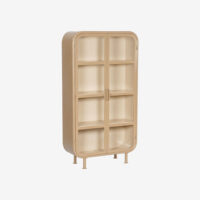 Vitrinekast Casey  - Cappuccino/Zand | New Routz