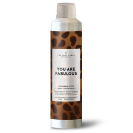 1032016 | Bodylotion spray 200ml - You are fabulous | The Gift Label 