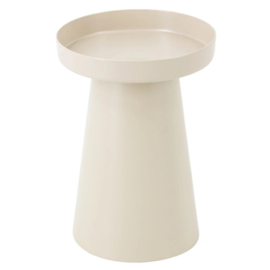 HB6064 | Metalen kaarsenstandaard laag - sand | HomeBound by KY