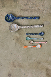KST0345 | 70s ceramics: spoons, joy (set of 4) | HKliving - Eind oktober verwacht!