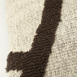 250135 | Kussen Majani - dark brown | By-Boo