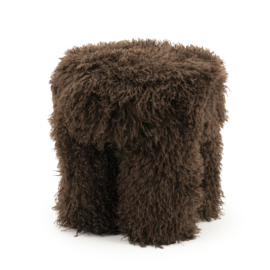 250239 | Poef Doodly - dark brown | By-Boo