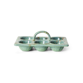 KST0344 | 70s ceramics: egg tray, minty | HKliving - Medio oktober verwacht!