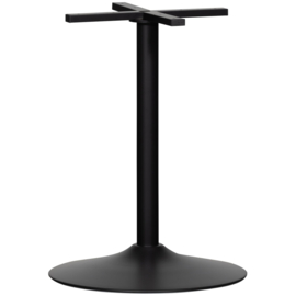 377347 | Bistro ronde buisvoet - metaal zwart 72xø54cm | WOOOD