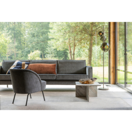 800543-ZG | Rodeo bank 3-zits - zwart/grijs | BePureHome