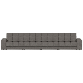 379011-M | Second date 4-zits bank - velvet grijs | WOOOD