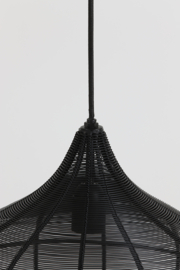2948012 | Hanglamp Ø36x40 cm ALVARO mat zwart | Light & Living