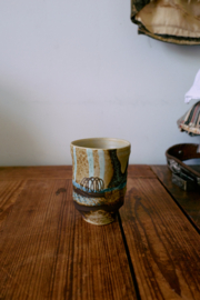 KCT0015 | Artist ceramics: coffee mug, scratched | HKliving 