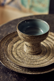 KST0308 | 70s ceramics: bowl on base S, brew | HKliving - Eind oktober verwacht!