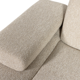 377459/60-EM | Mojo chaise longue element (links of rechts) - bouclé beige melange | WOOOD