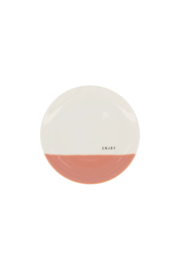 Gebaksbordje enjoy - wit/roze | Zusss 