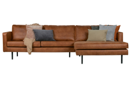 800902-B | Rodeo chaise longue rechts - cognac | BePureHome