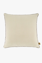 Kussen lurex 45x45cm - zand/antracietgrijs | Zusss 