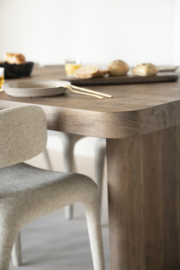 96428 | Eettafel Edward 300 x110x76 - bruin | Eleonora