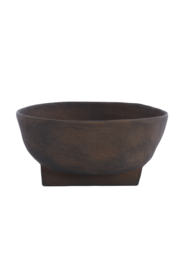 6612684 | Schaal op voet Rosana S - donkerbruin | Light & Living